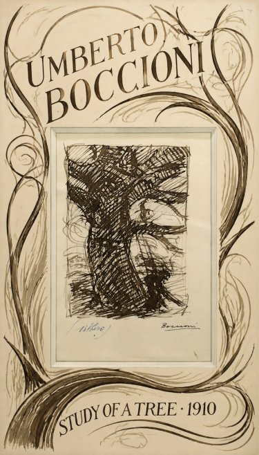Umberto Boccioni Study of a Tree No3 - Plakát