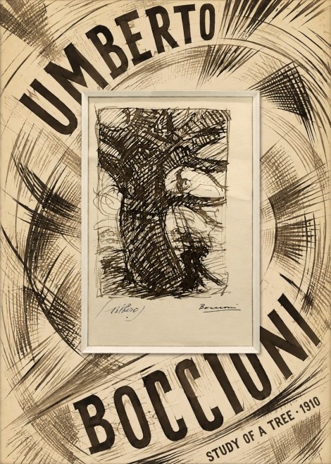 Umberto Boccioni Study of a Tree No6 - Plakát