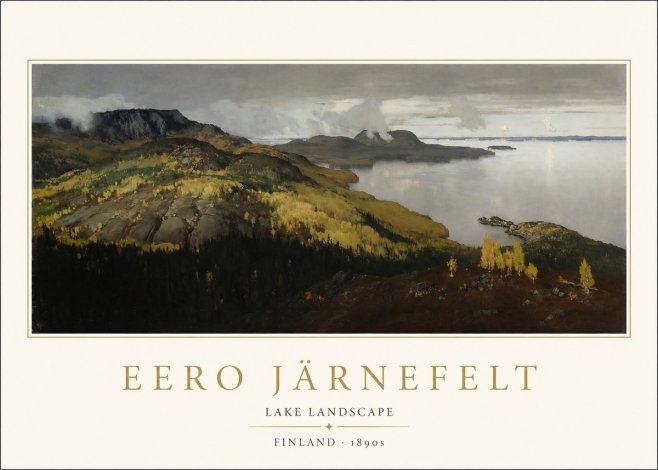 Eero Järnefelt Lake Landscape No1 - Plakát