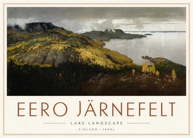 Eero Järnefelt Lake Landscape No3 - Plakát