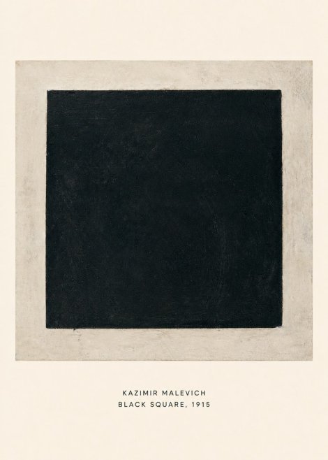 Kazimir Malevich Black Square No6 - Plakát