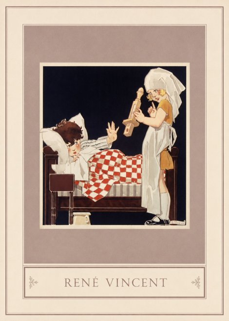 René Vincent The Little Patient No3 - Plakát