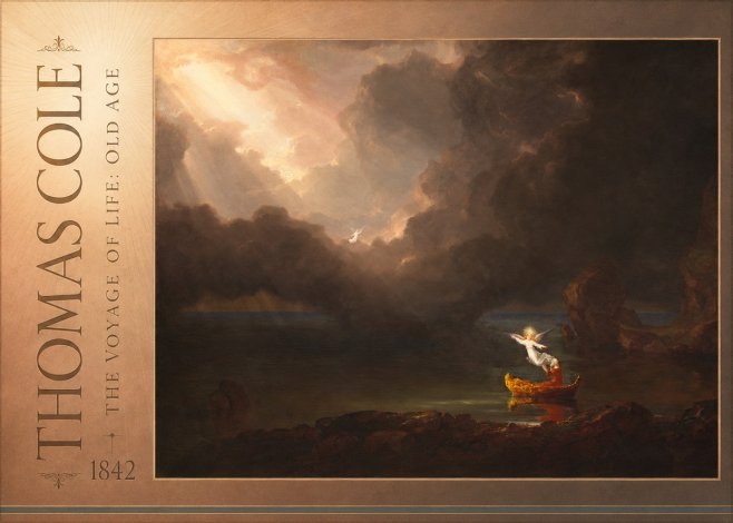 Thomas Cole The Voyage of Life: Old Age II No5 - Plakát