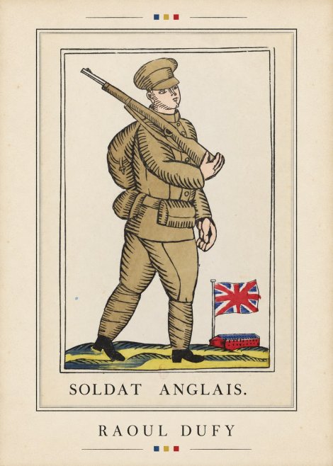 Raoul Dufy Soldat Anglais. No4 - Plakát