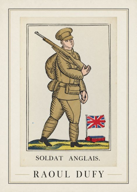 Raoul Dufy Soldat Anglais. No5 - Plakát