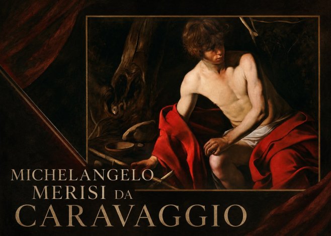 Michelangelo Merisi da Caravaggio John the Baptist (Youth with a Ram) No2 - Plakát