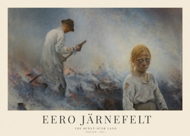 Eero Järnefelt The Burnt-over Land No1 - Plakát