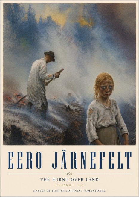 Eero Järnefelt The Burnt-over Land No6 - Plakát
