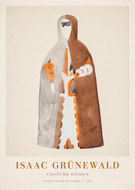 Isaac Grünewald Costume Design VI No1 - Plakát