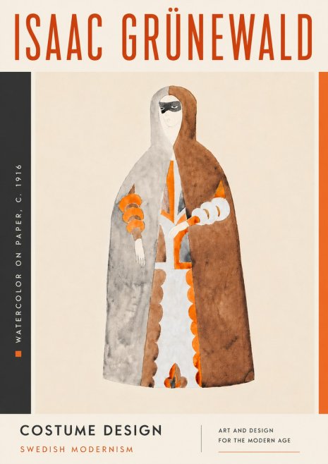 Isaac Grünewald Costume Design VI No6 - Plakát