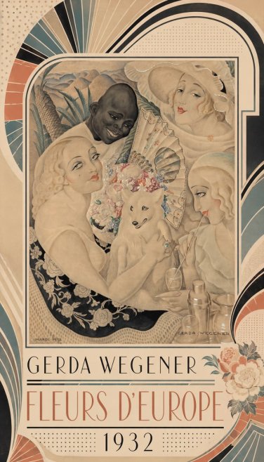 Gerda Wegener Fleurs D'europe No5 - Plakát