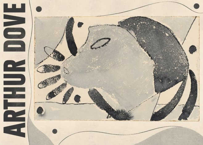 Arthur Dove Head No2 - Plakát