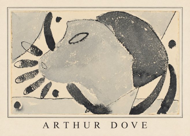 Arthur Dove Head No3 - Plakát