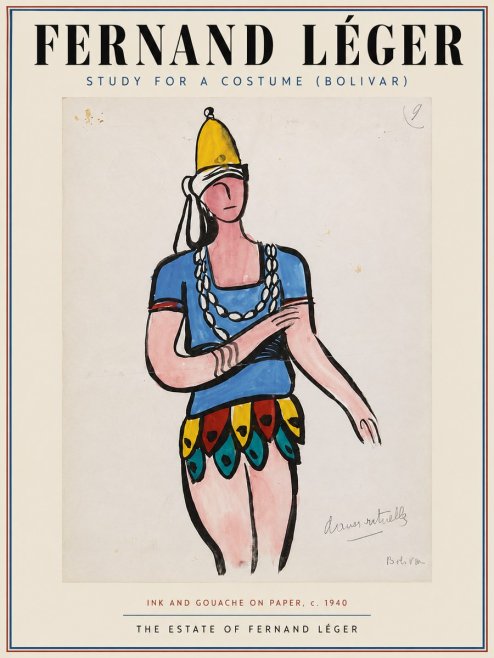 Fernand Léger Danse Rituelle No3 - Plakát