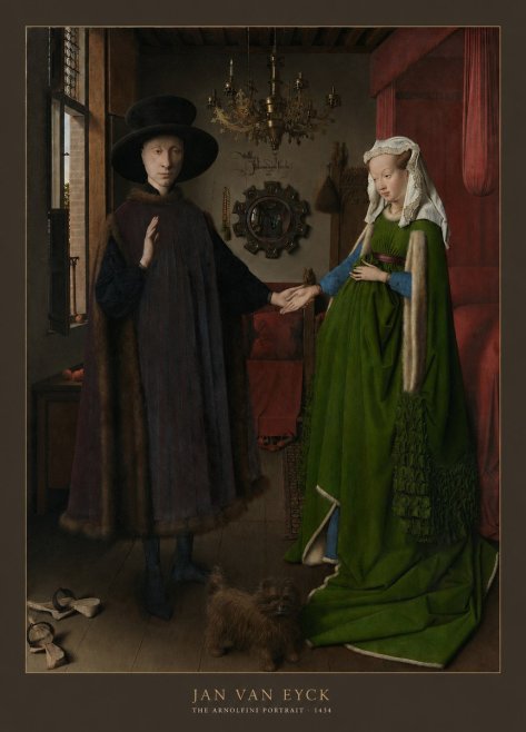 Jan van Eyck The Arnolfini Portrait IV No6 - Plakát