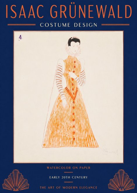 Isaac Grünewald Costume Design VII No4 - Plakát