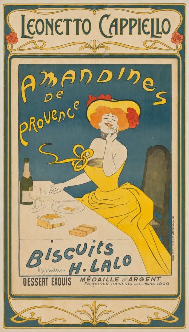 Leonetto Cappiello Amandines De Provence Biscuits H. Lalo II No1 - Plakát