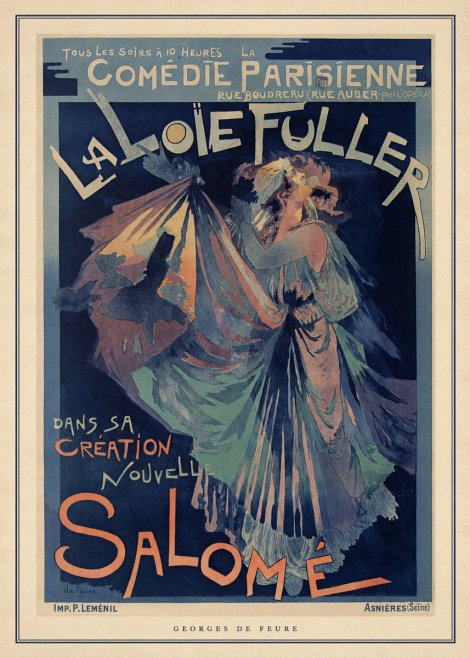 Georges de Feure Salomé II No4 - Plakát