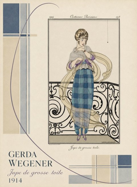 Gerda Wegener Jupe De Grosse Toile No4 - Plakát