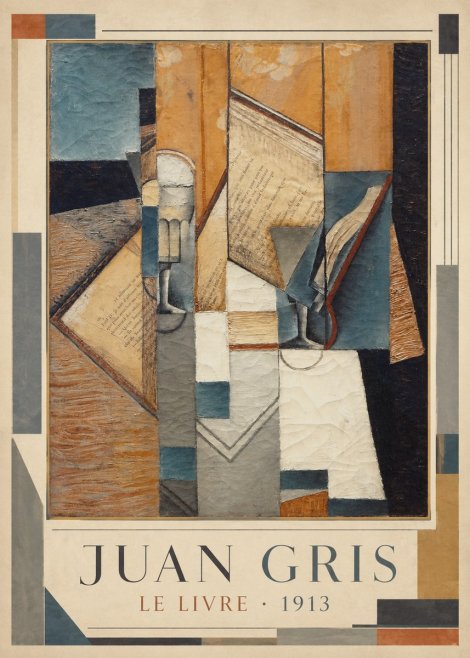 Juan Gris Le Livre No1 - Plakát