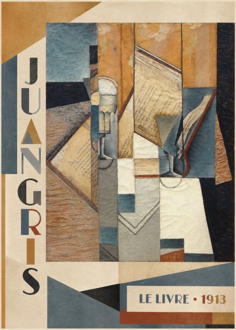 Juan Gris Le Livre No2 - Plakát