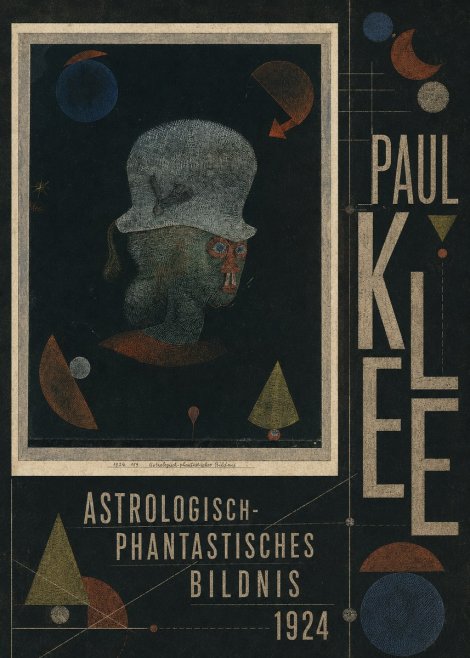 Paul Klee Astrologisch-phantastisches Bildnis No5 - Plakát