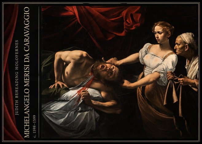 Michelangelo Merisi da Caravaggio Judith Beheading Holofernes II No3 - Plakát