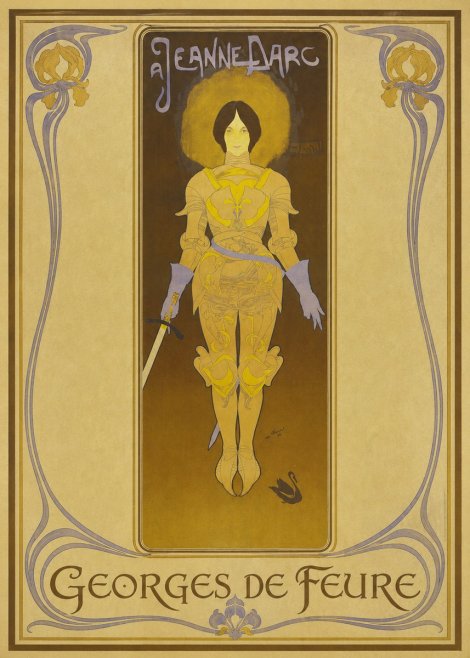 Georges de Feure À Jeanne D'arc No1 - Plakát