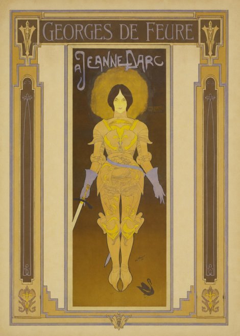 Georges de Feure À Jeanne D'arc No3 - Plakát