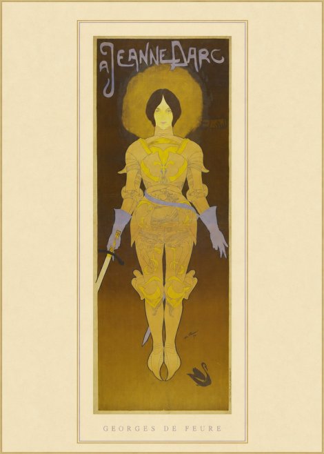 Georges de Feure À Jeanne D'arc No4 - Plakát