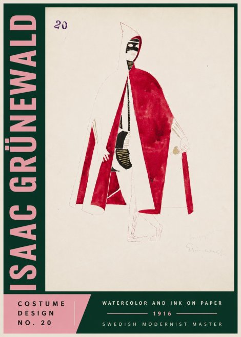 Isaac Grünewald Costume Design No. 20 No4 - Plakát