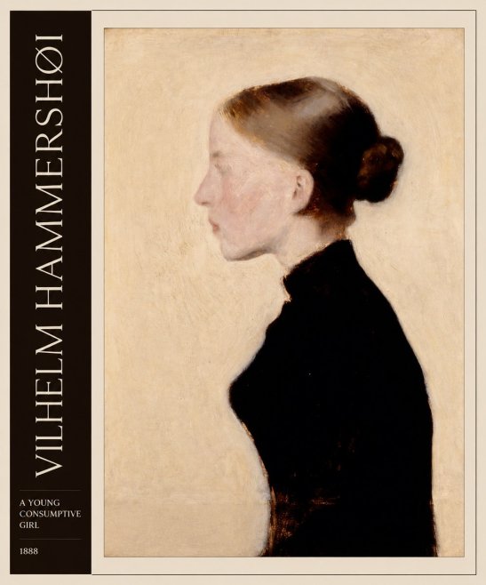 Vilhelm Hammershøi A Young Consumptive Girl No2 - Plakát