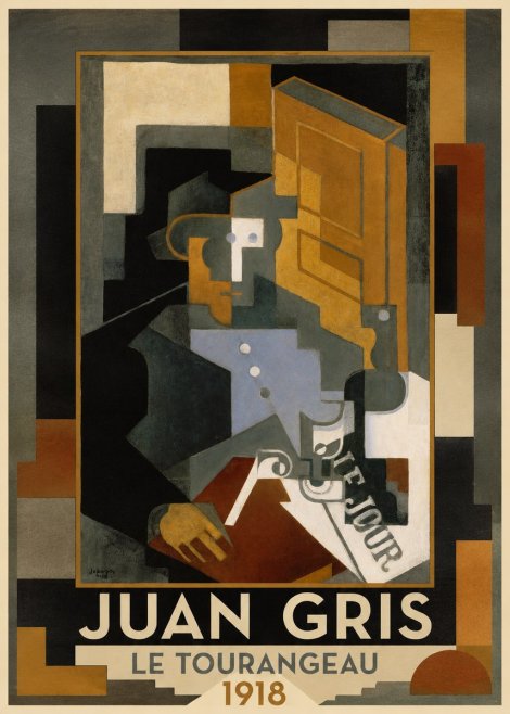 Juan Gris Le Tourangeau No1 - Plakát