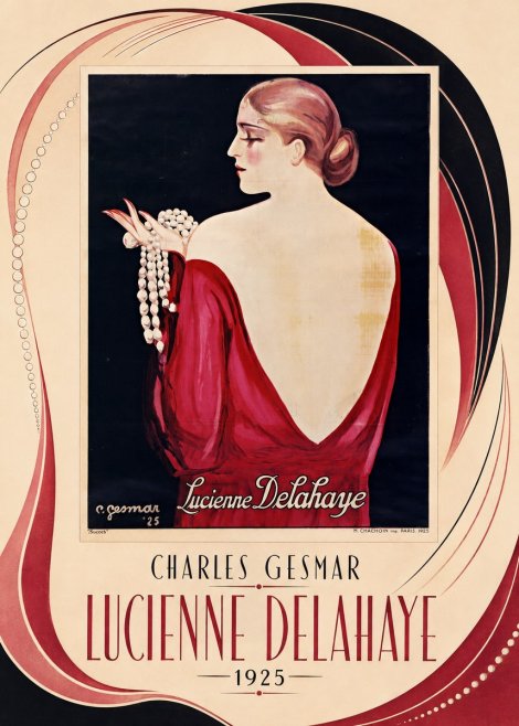 Charles Gesmar Lucienne Delahaye No3 - Plakát