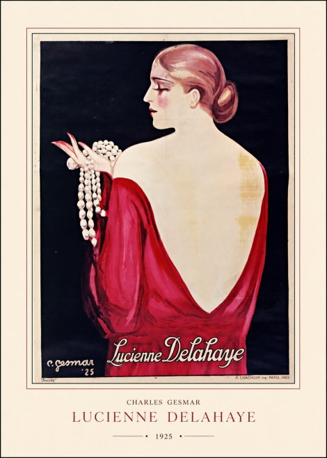 Charles Gesmar Lucienne Delahaye No4 - Plakát