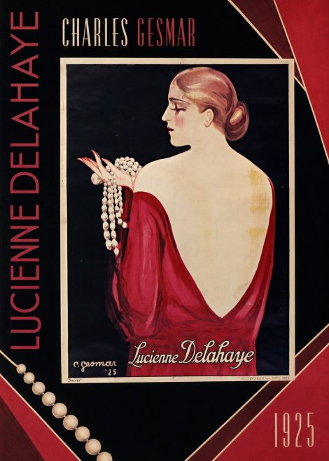 Charles Gesmar Lucienne Delahaye No6 - Plakát