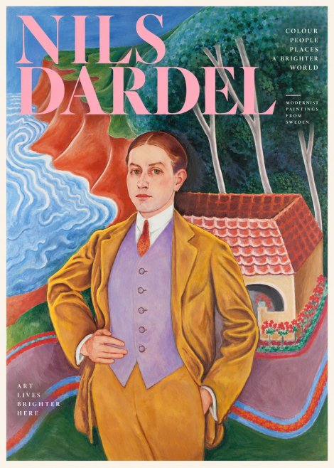 Nils Dardel Portrait in a Southern Landscape No2 - Plakát