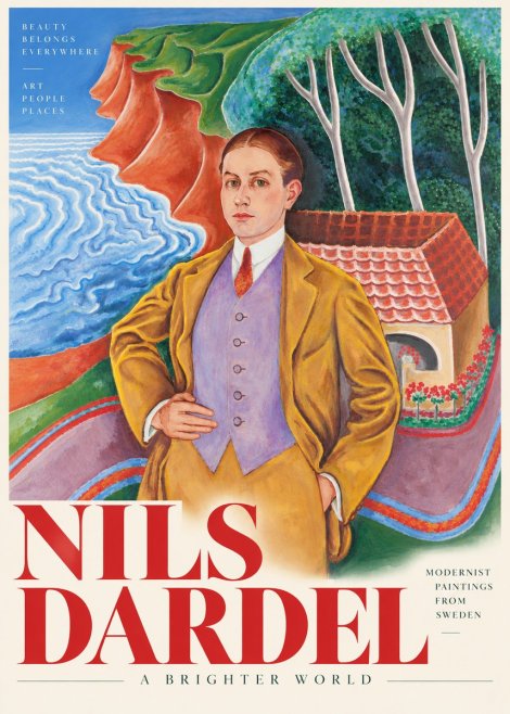 Nils Dardel Portrait in a Southern Landscape No4 - Plakát
