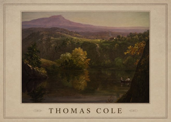 Thomas Cole View of the Catskill Mountains, Early Autumn No1 - Plakát