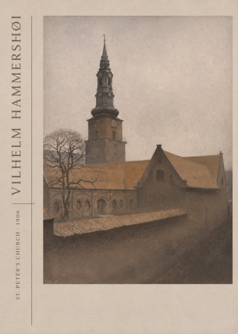 Vilhelm Hammershøi St. Peter's Church No2 - Plakát