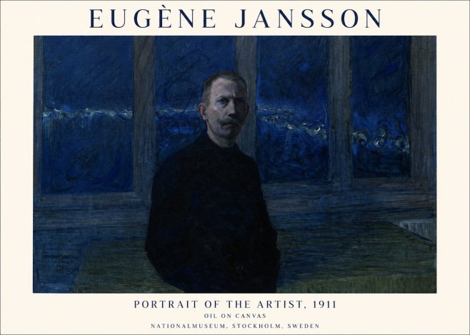 Eugène Jansson Portrait of the Artist, 1911 No1 - Plakát