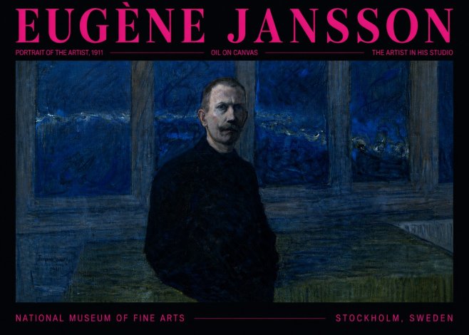 Eugène Jansson Portrait of the Artist, 1911 No5 - Plakát