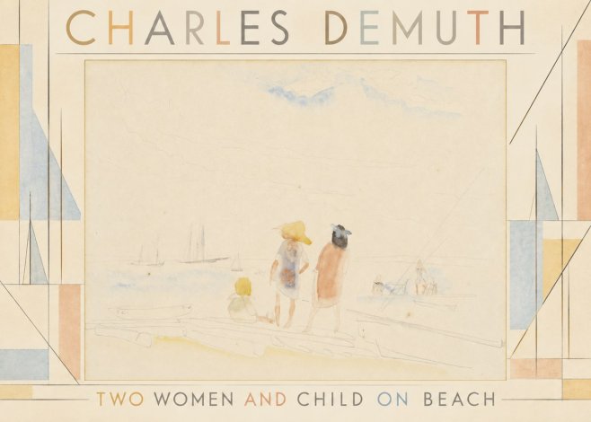 Charles Demuth Two Women and Child on Beach No4 - Plakát