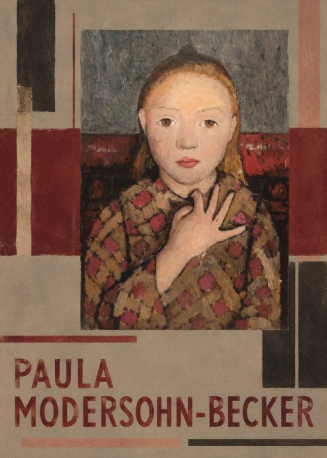 Paula Modersohn-Becker Girl in Checked Blouse No6 - Plakát