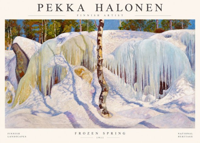 Pekka Halonen Frozen Spring No1 - Plakát