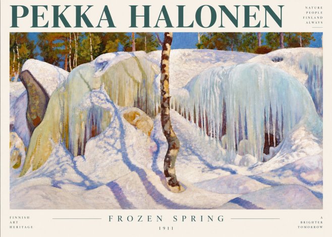Pekka Halonen Frozen Spring No4 - Plakát