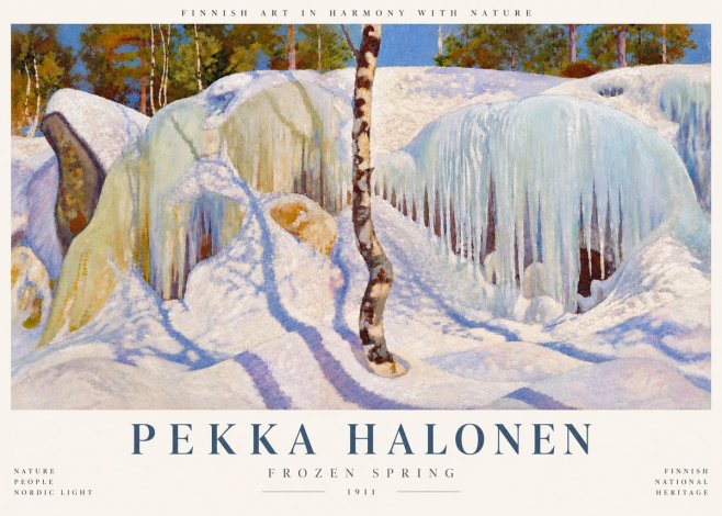 Pekka Halonen Frozen Spring No6 - Plakát