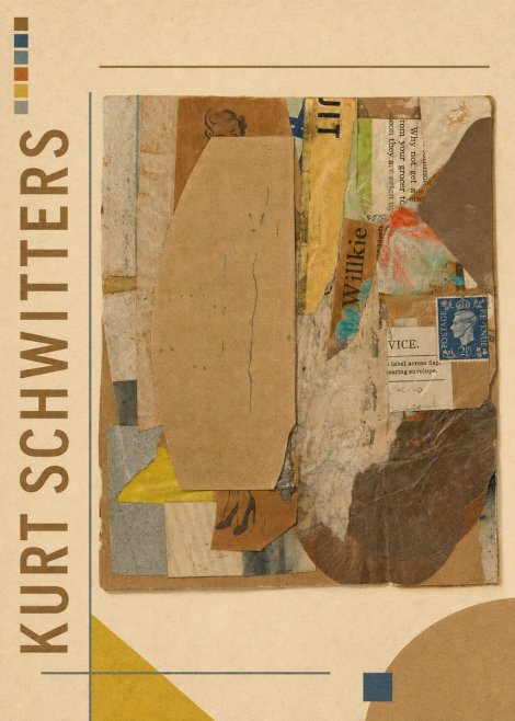 Kurt Schwitters Abstract Merz Collage No1 - Plakát
