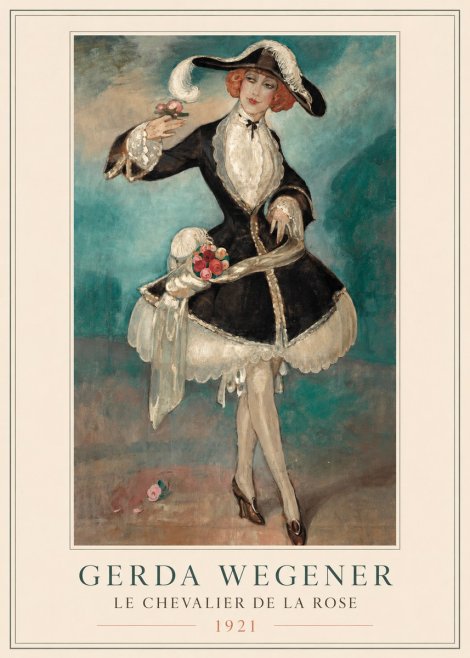 Gerda Wegener Le Chevalier De La Rose No2 - Plakát