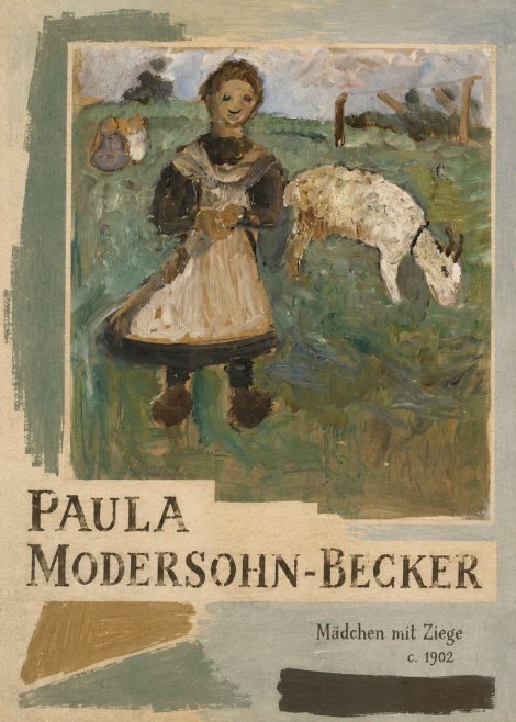 Paula Modersohn-Becker Mädchen Mit Ziege No5 - Plakát